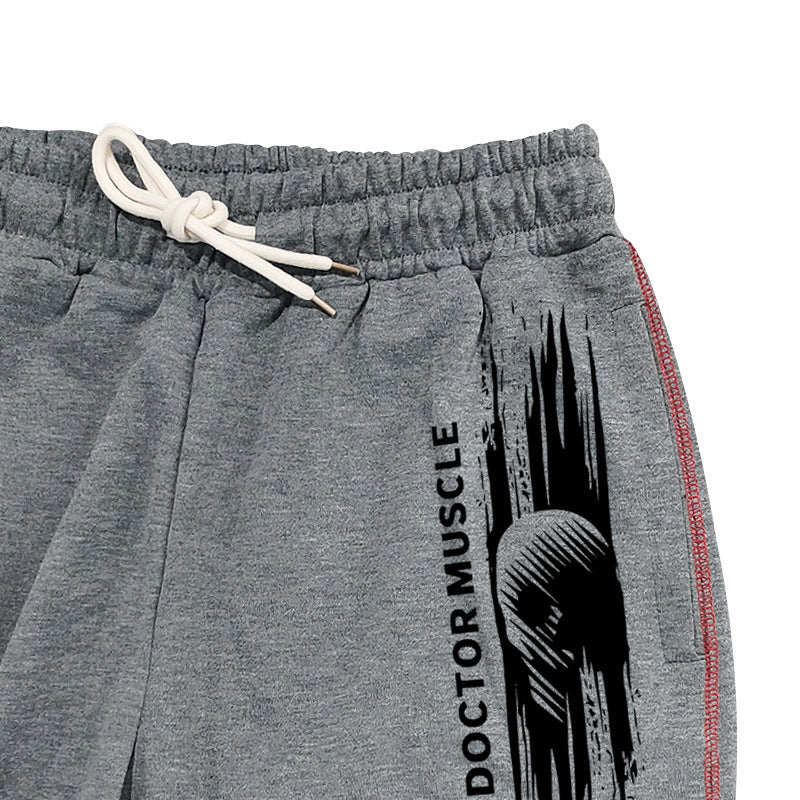 Herren Bequeme Sportjogginghose mit seitlichen Taschen und verstellbarem Kordelzug Aliams