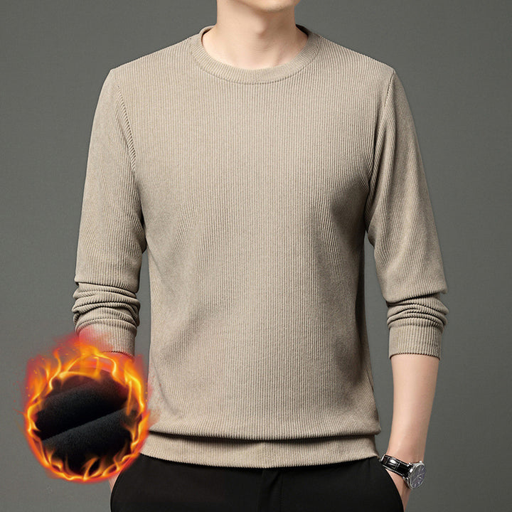 Herren komfortabler und stilvoller Rundhalspullover aus wärmendem Material Aliams