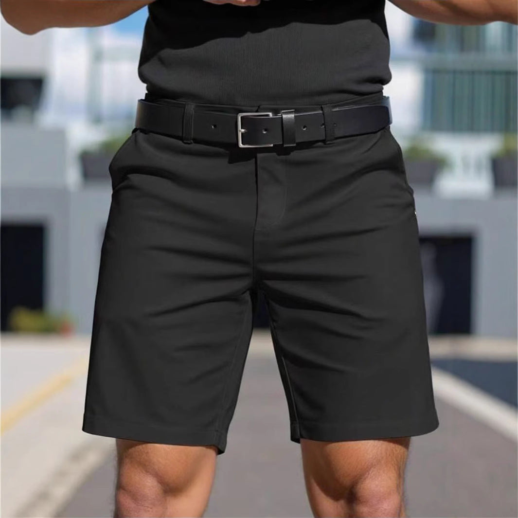 Herren multifunktionale kurze Hose mit elastischem Bund und praktischen Seitentaschen Aliams
