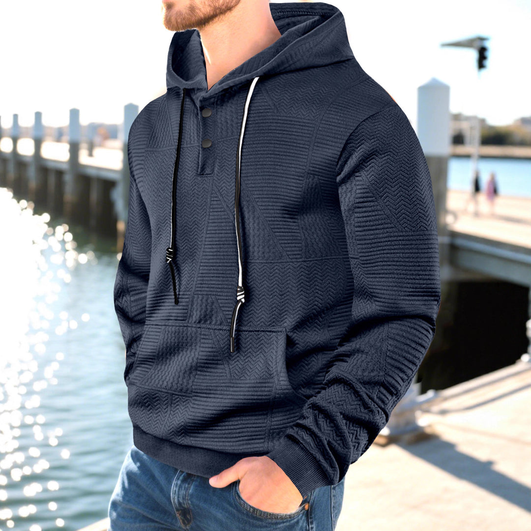 Herren Hoodie mit strukturiertem Design Aliams