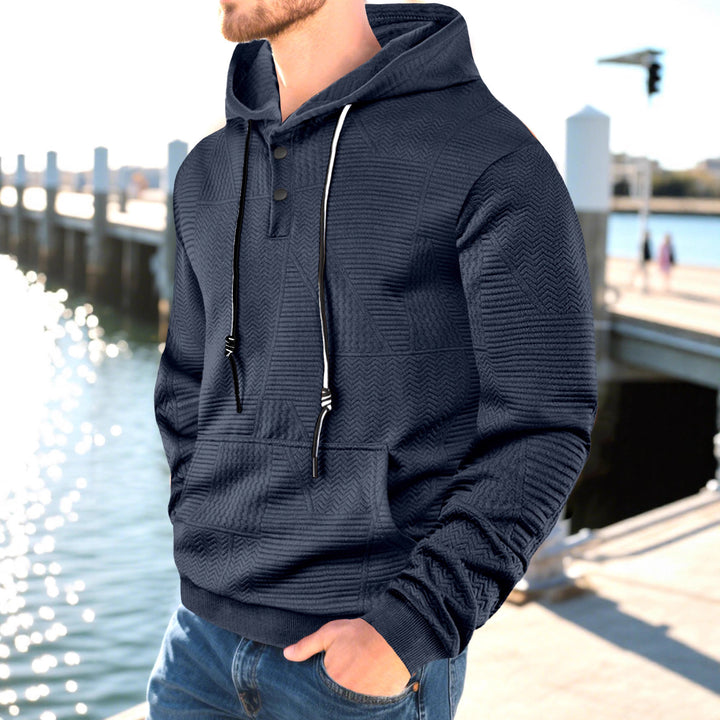 Herren Hoodie mit strukturiertem Design Aliams