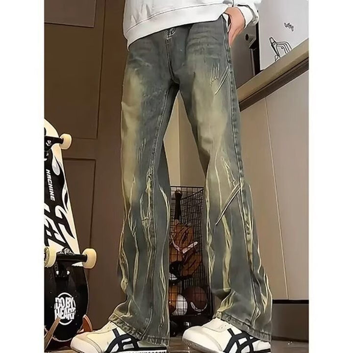 Herren lässige baggy Jeans im used Look Aliams