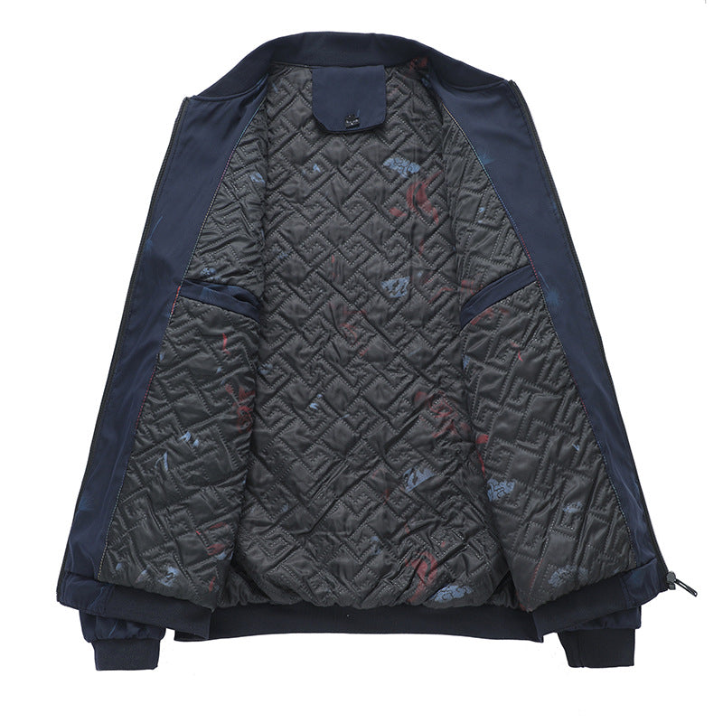 Herren funktionale leichtgewichtige Bomberjacke mit atmungsaktivem Innenfutter Aliams