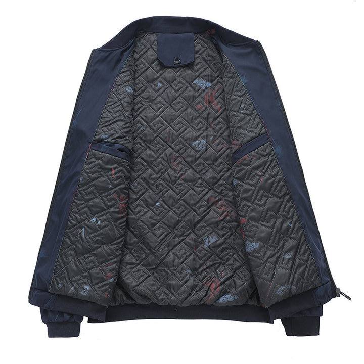 Herren funktionale leichtgewichtige Bomberjacke mit atmungsaktivem Innenfutter Aliams