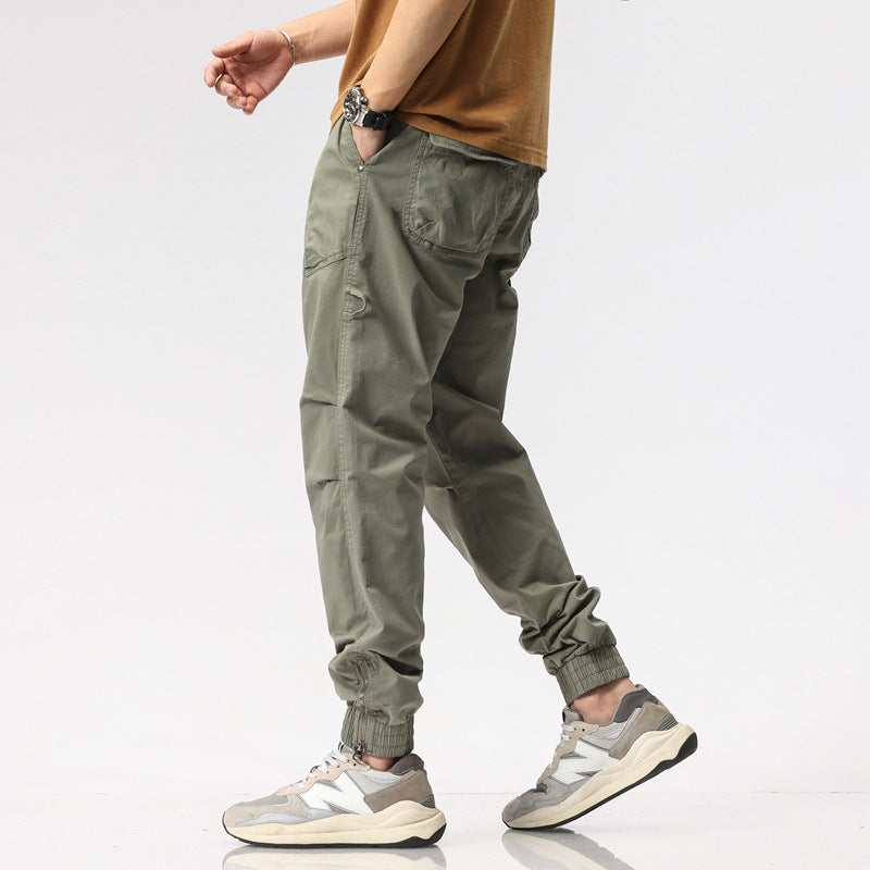 Herren Cargohose mit praktischen Taschen und elastischem Bund Aliams