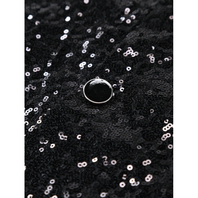 Herren Extravaganter Paillettenveste Aliams