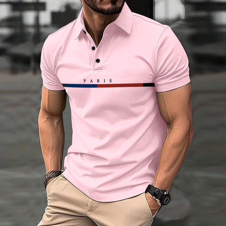 Herren Freizeit Polo Shirt Aliams