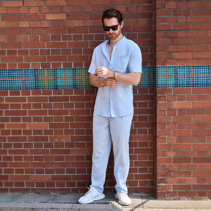 Herren stilvolles Freizeitanzug-Set Aliams