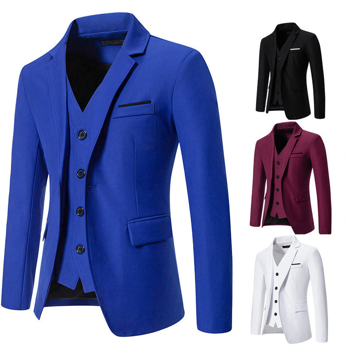 Herren elegantes Anzug-Set mit modernem Schnitt und feinen Details Aliams