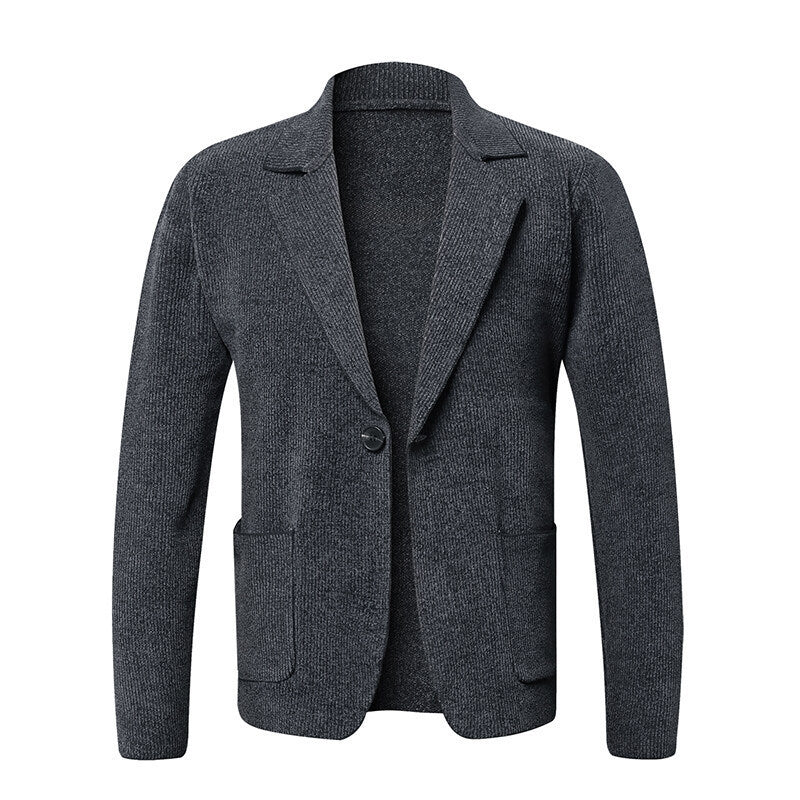 Herren elegante Blazerjacke mit zeitlosem Design und praktischen Taschen Aliams