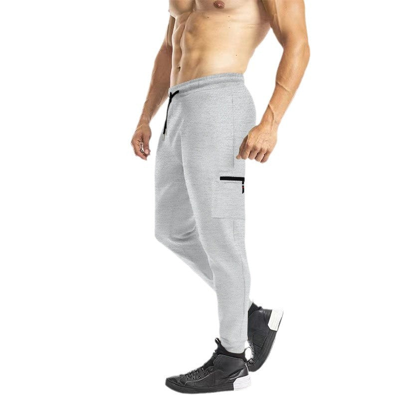 Herren Sportliche Jogginghose mit Seitentaschen Aliams