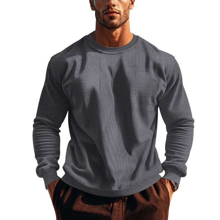 Herren Sweatshirt mit strukturierter Front Aliams