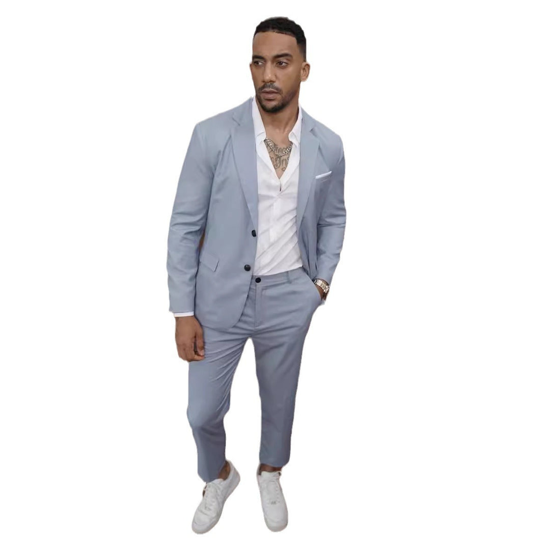 Herren elegantes Anzugset mit modernem Schnitt Aliams