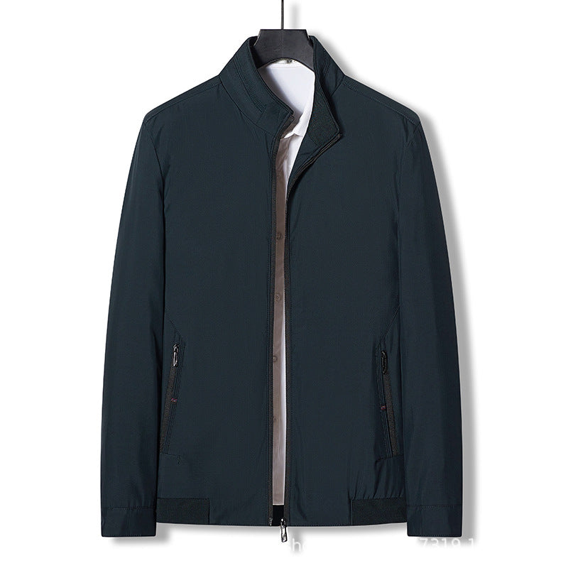 Herren funktionale Outdoor-Jacke mit hohem Kragen und atmungsaktiven Eigenschaften Aliams