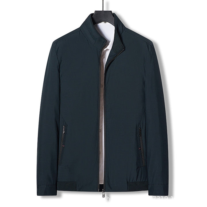 Herren funktionale Outdoor-Jacke mit hohem Kragen und atmungsaktiven Eigenschaften Aliams