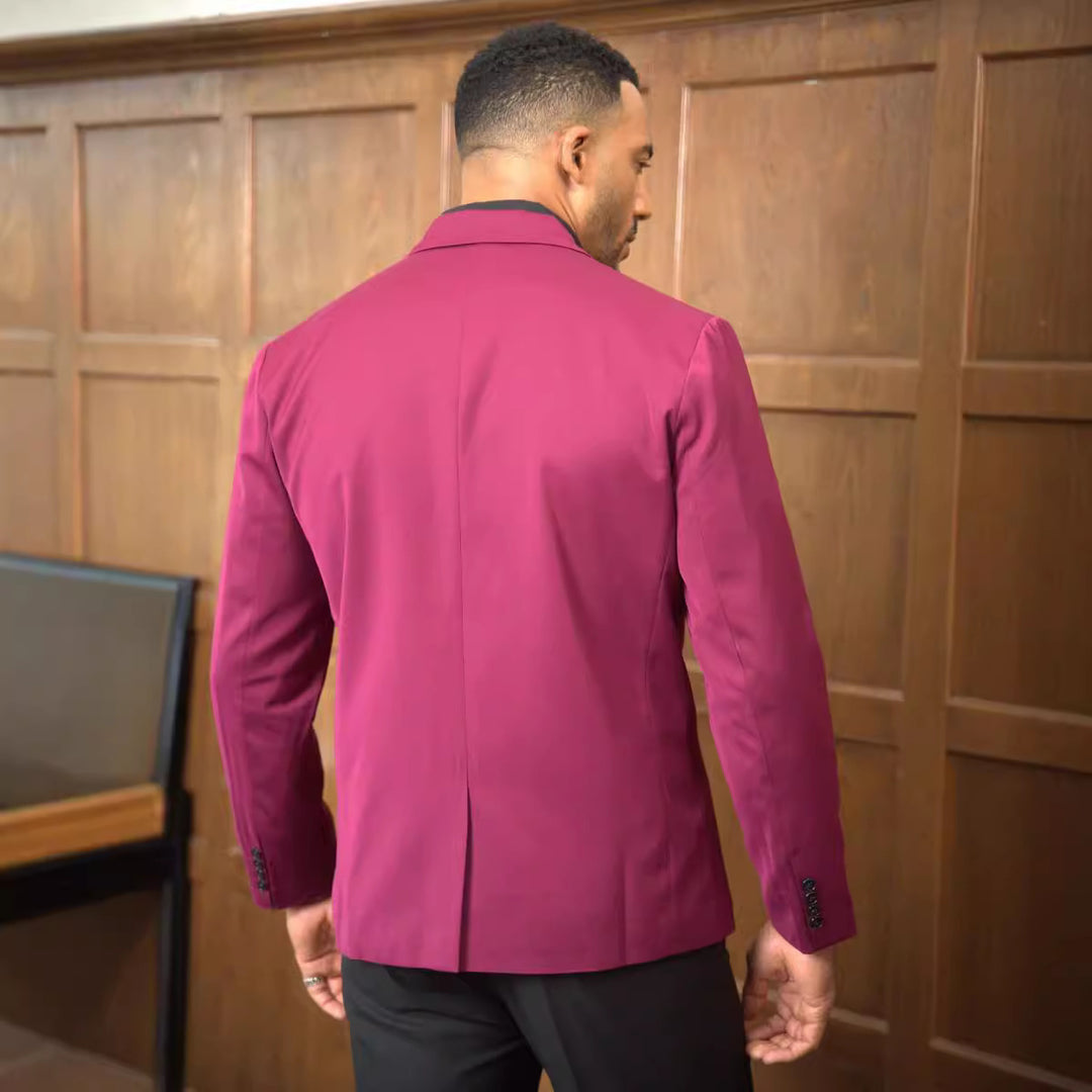 Herren eleganter Sakko mit modernem Schnitt Aliams