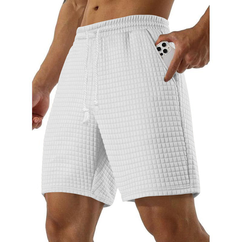 Herren komfortable Shorts aus atmungsaktivem Material mit seitlichen Taschen Aliams