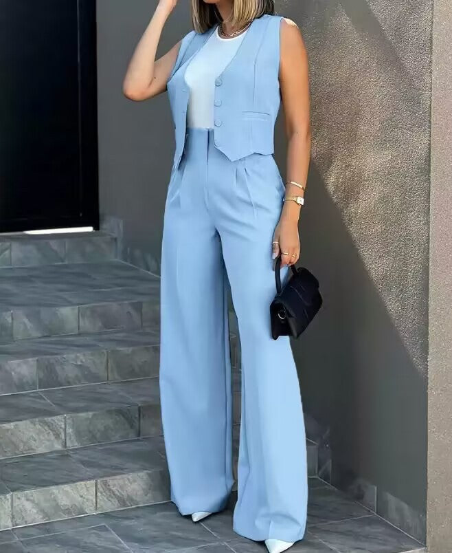 Damen Elegantes und modernes Zweiteiler Ensemble Aliams
