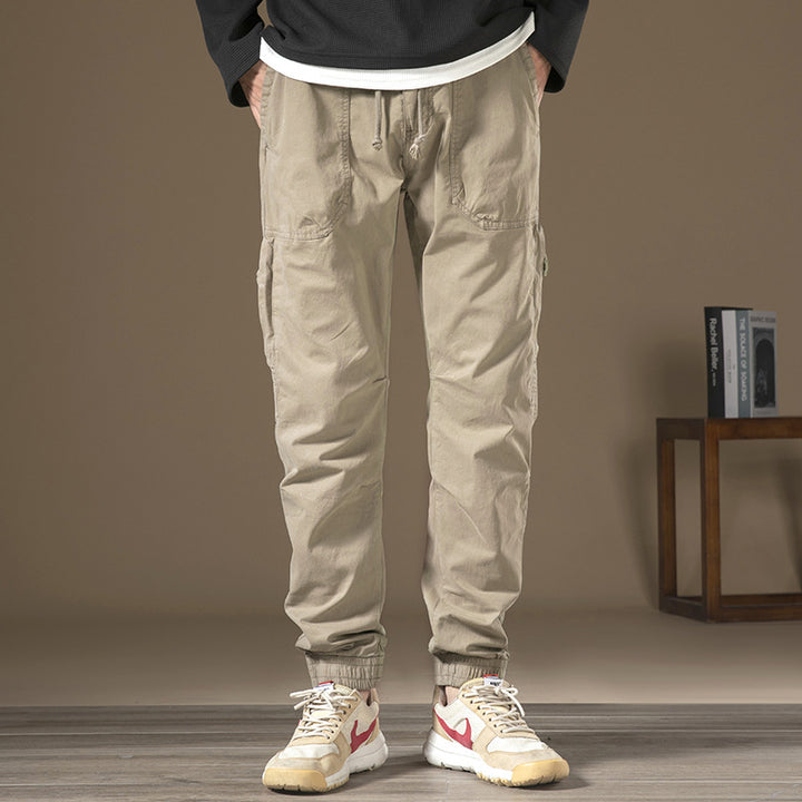 Herren Cargo-Hose mit elastischem Bund und praktischen Seitentaschen Aliams