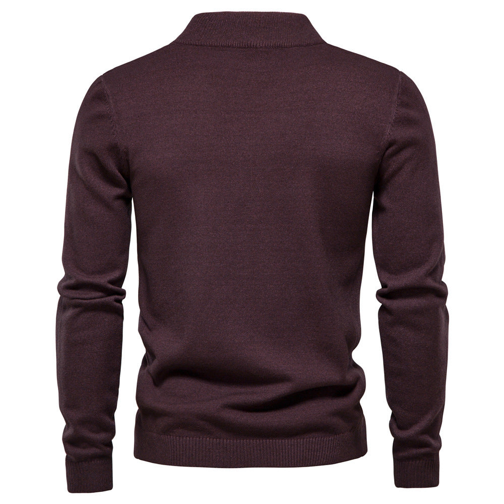Herren Hochwertiger Rollkragenpullover Aliams