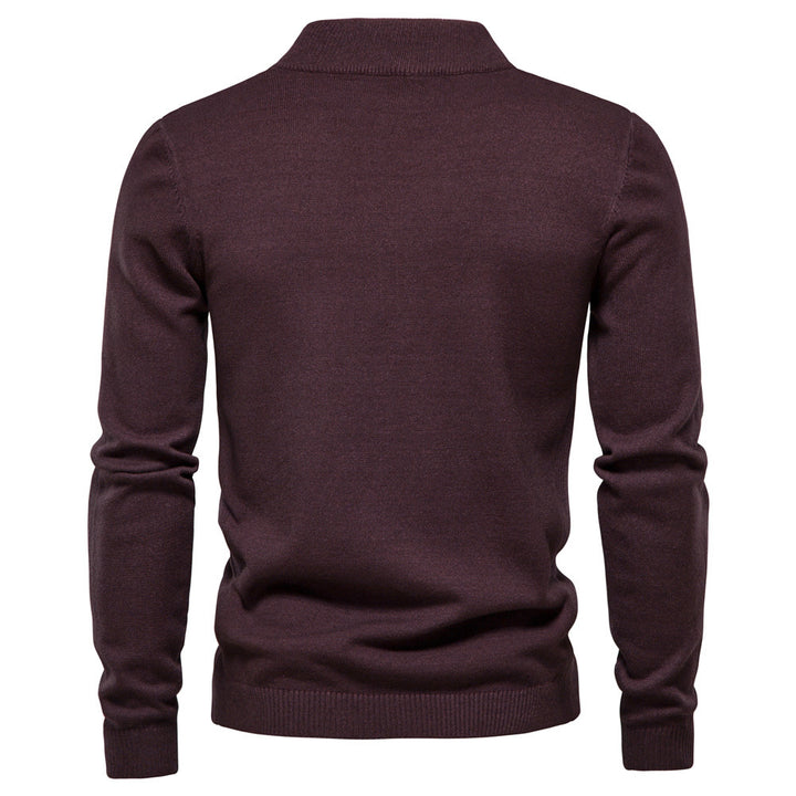 Herren Hochwertiger Rollkragenpullover Aliams