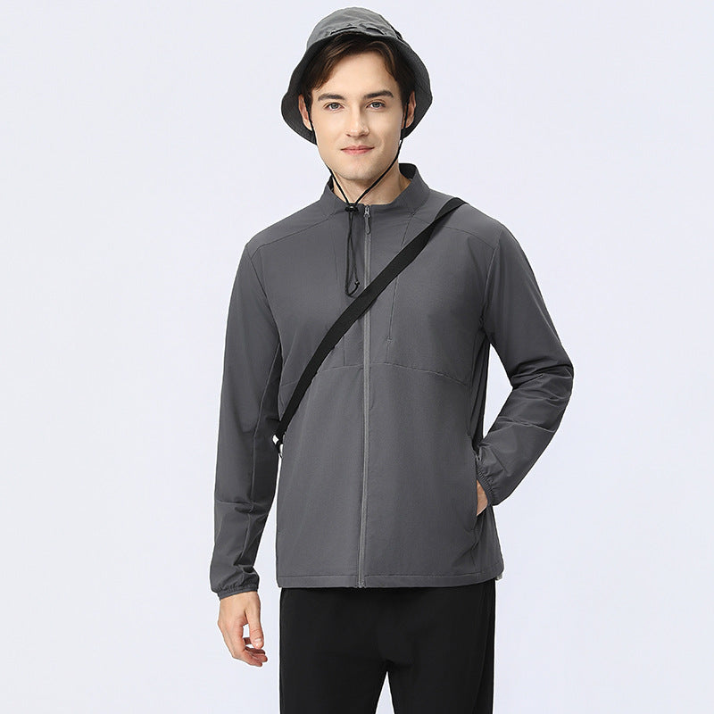 Herren Sportliche Windjacke Aliams