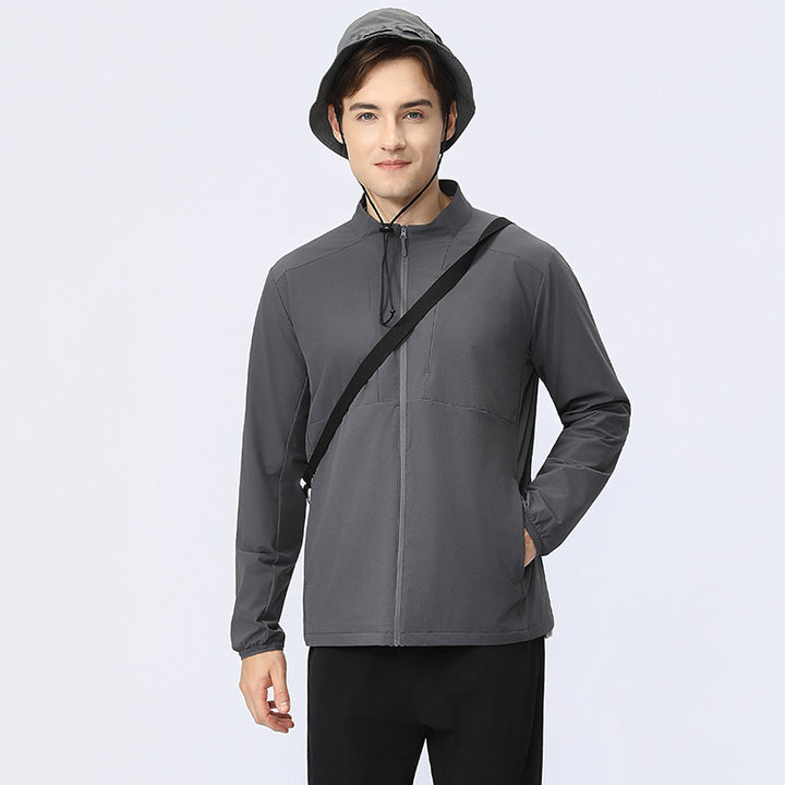 Herren Sportliche Windjacke Aliams