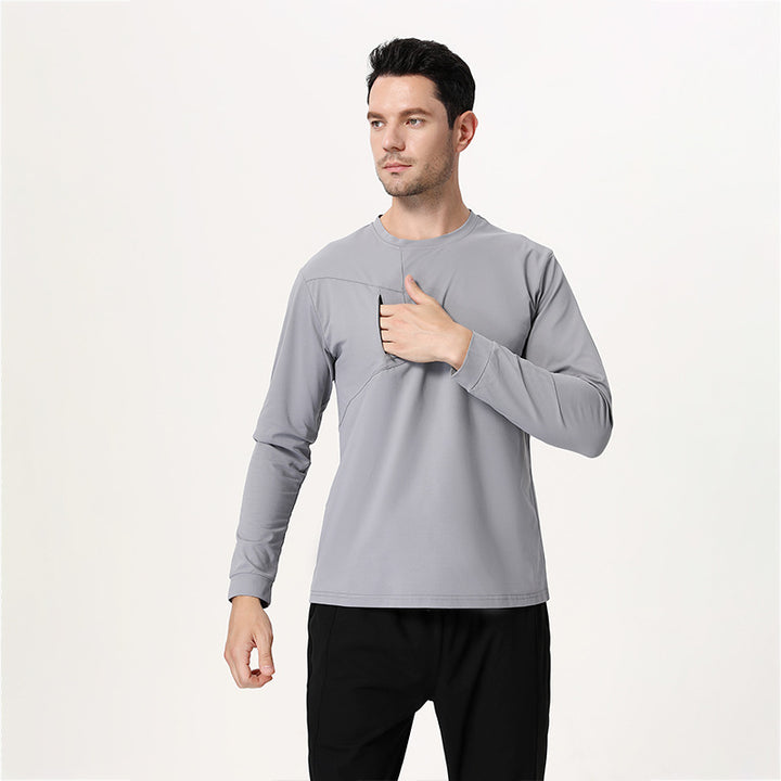 Herren Funktionsshirt mit praktischem Reißverschluss und innovativem Belüftungssystem Aliams