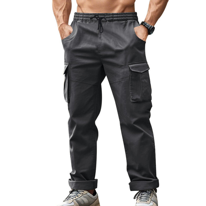 Herren Cargo-Hose mit elastischem Bund und praktischen Seitentaschen Aliams 1758812816