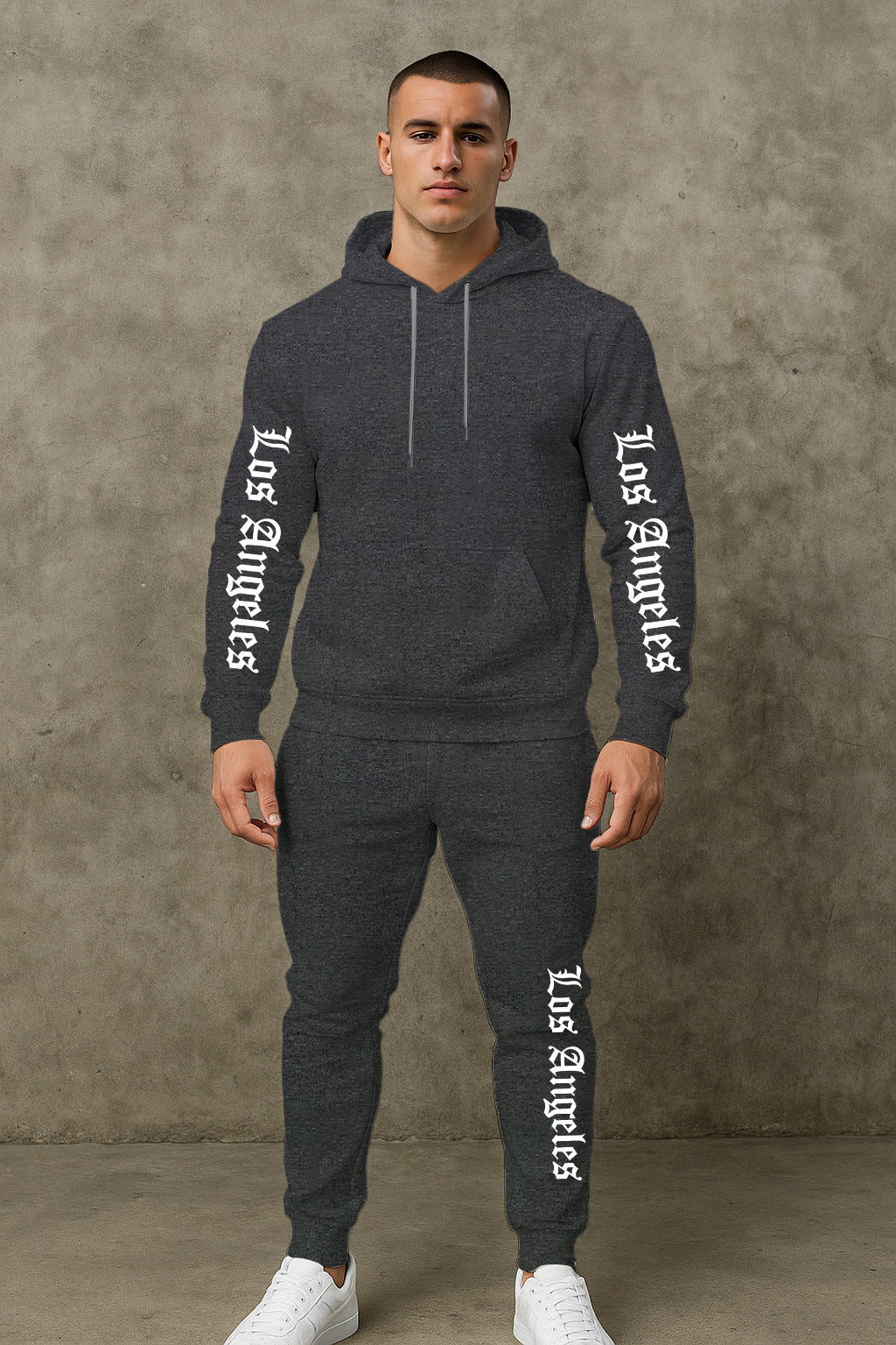 Herren Sportlicher Hoodie- und Jogginghosensatz Aliams
