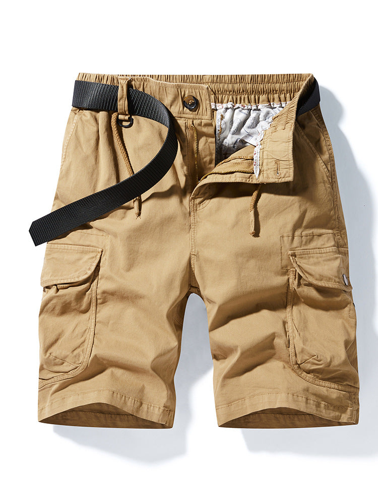 Herren Cargoshorts mit elastischem Bund und praktischen Taschen Aliams