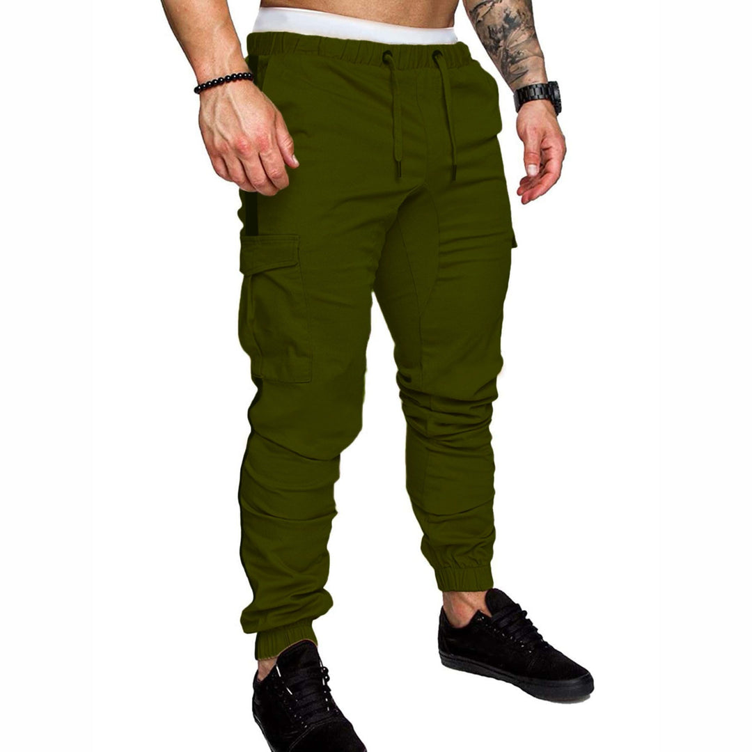 Herren Cargo-Jogginghose mit elastischem Bund und praktischen Taschen Aliams