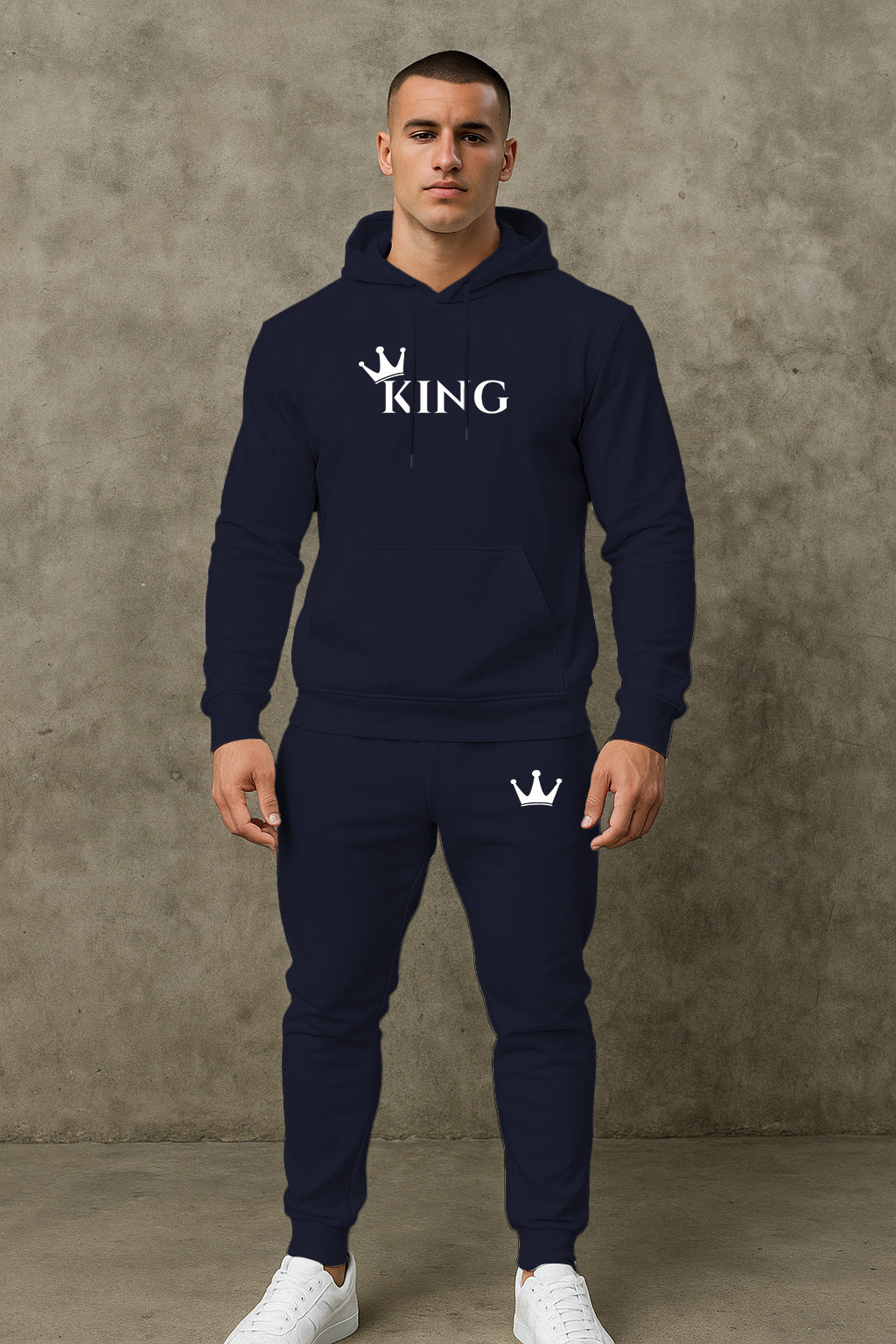 Herren hochwertiger Hoodie und Jogginghose Set Aliams