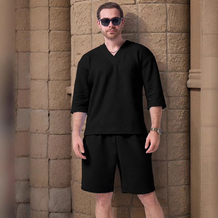 Herren Sportliches Oberteil und Shorts Aliams