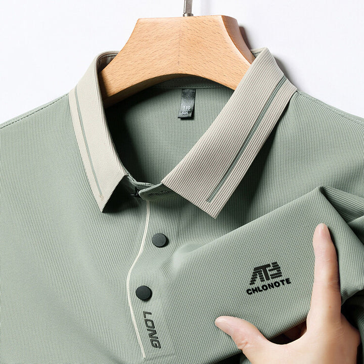 Herren feuchtigkeitsregulierendes Poloshirt mit modernem Kragen Aliams