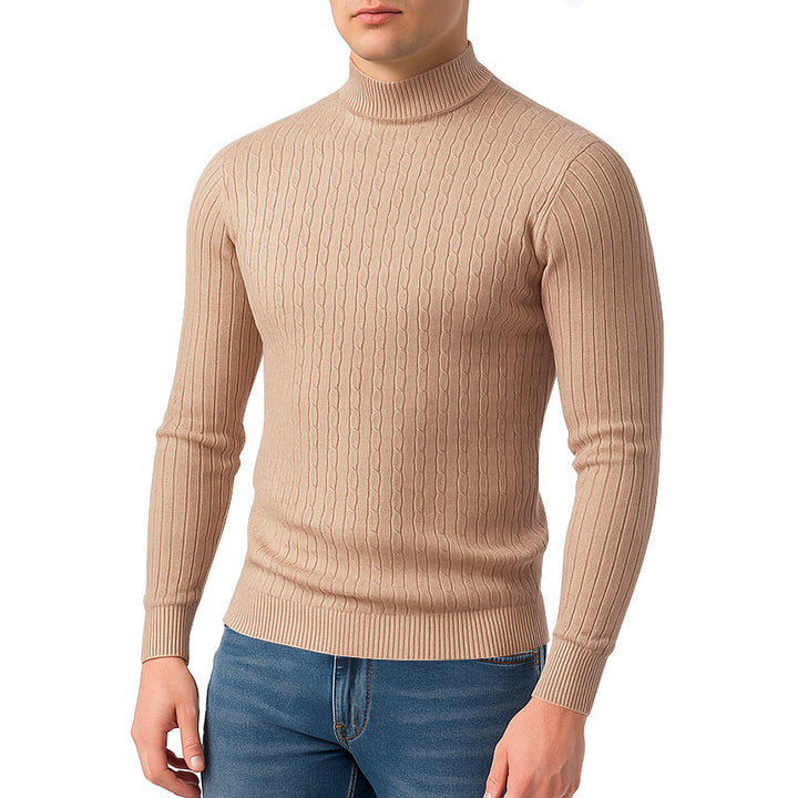 Herren Rollkragenpullover aus hochwertigem Strick Aliams