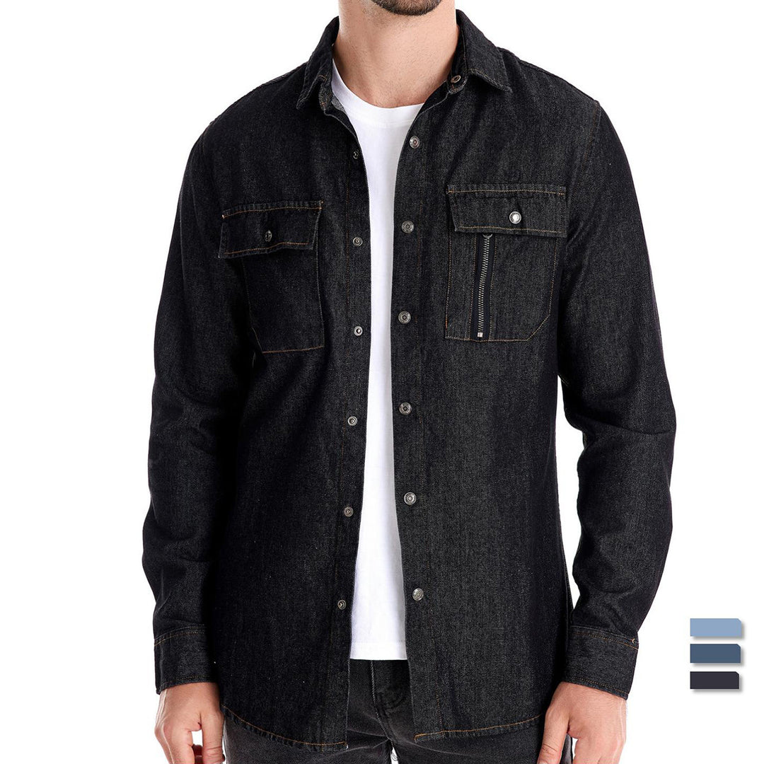 Herren Jeanshemd Aliams