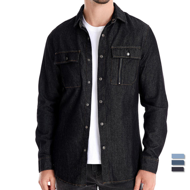 Herren Jeanshemd Aliams