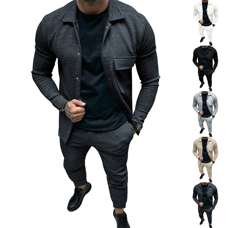 Herren Freizeitanzug mit strukturiertem Design und stilvollen Details Aliams