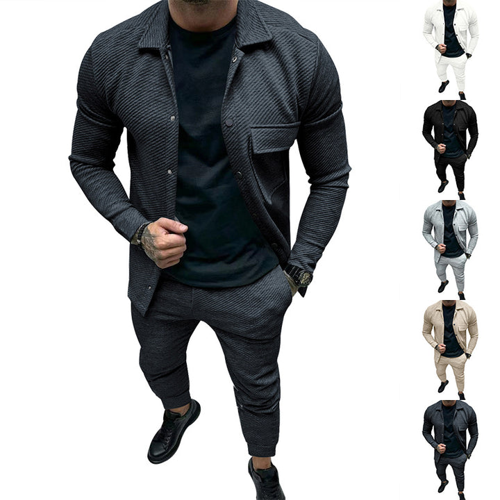 Herren Freizeitanzug mit strukturiertem Design und stilvollen Details Aliams
