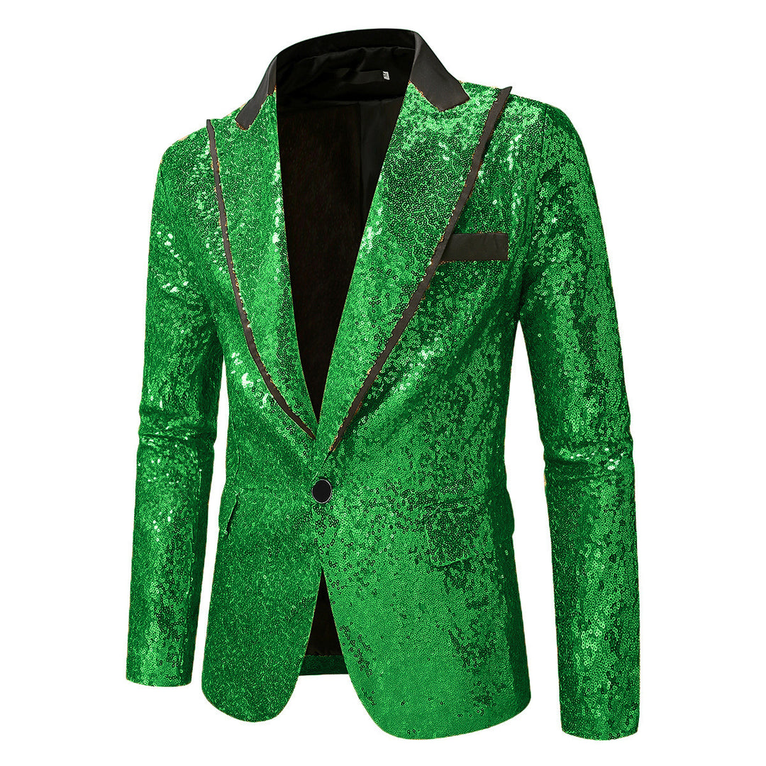 Herren Glitzernder Smokingblazer aus hochwertigem Satin Aliams