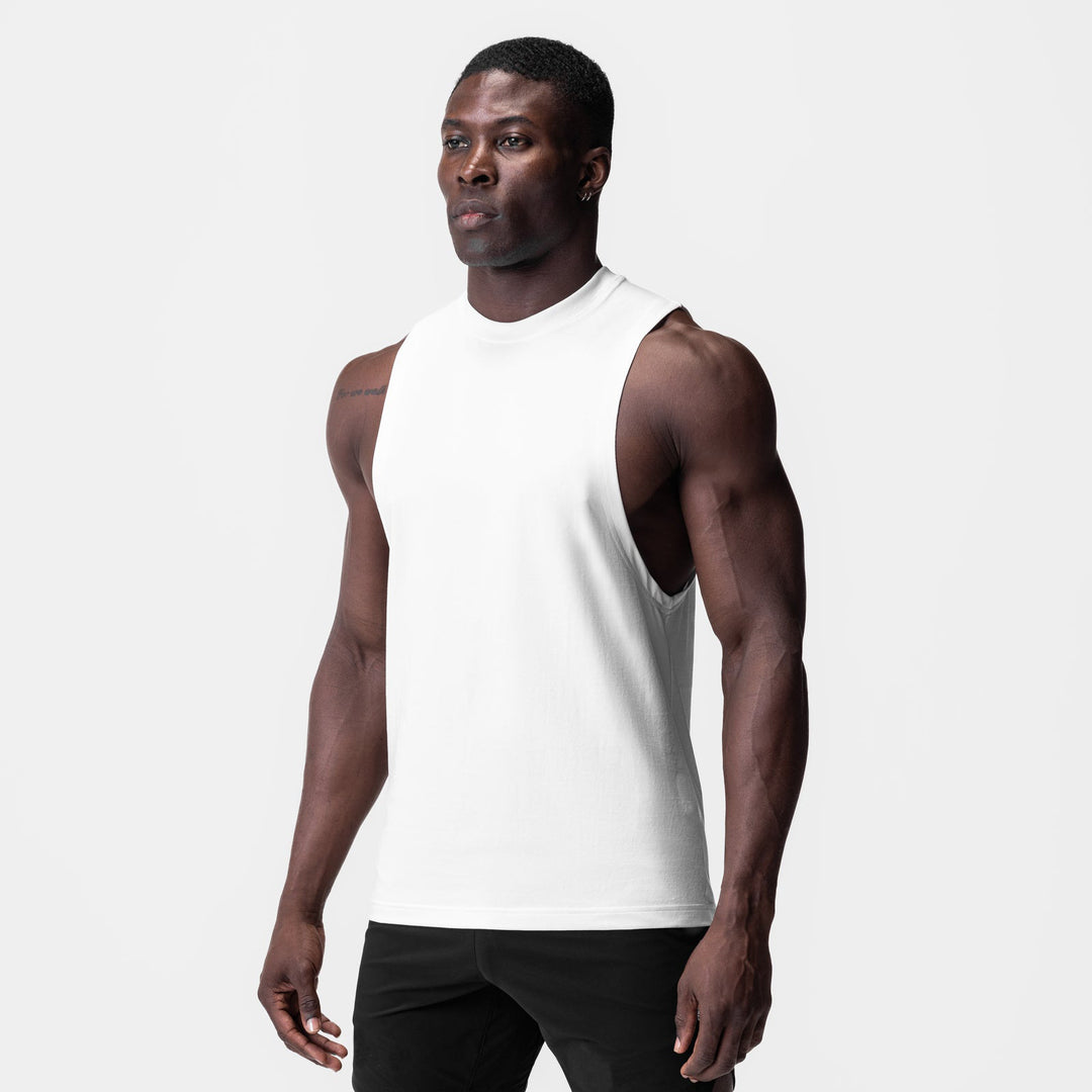 Herren Sportliches Muskelshirt mit weitem Armloch Aliams