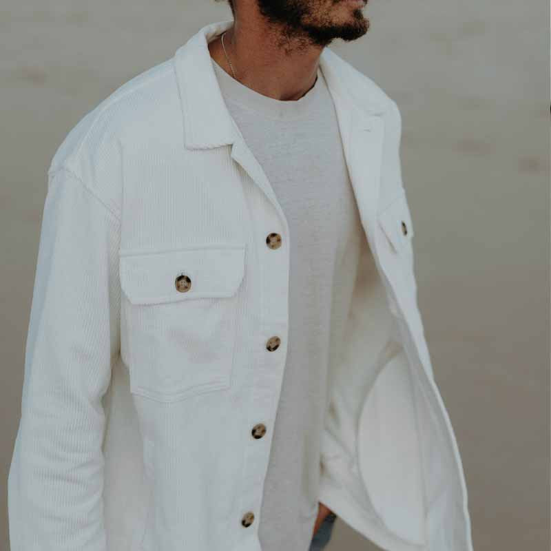 Herren cordjacke mit praktischen Brusttaschen Aliams