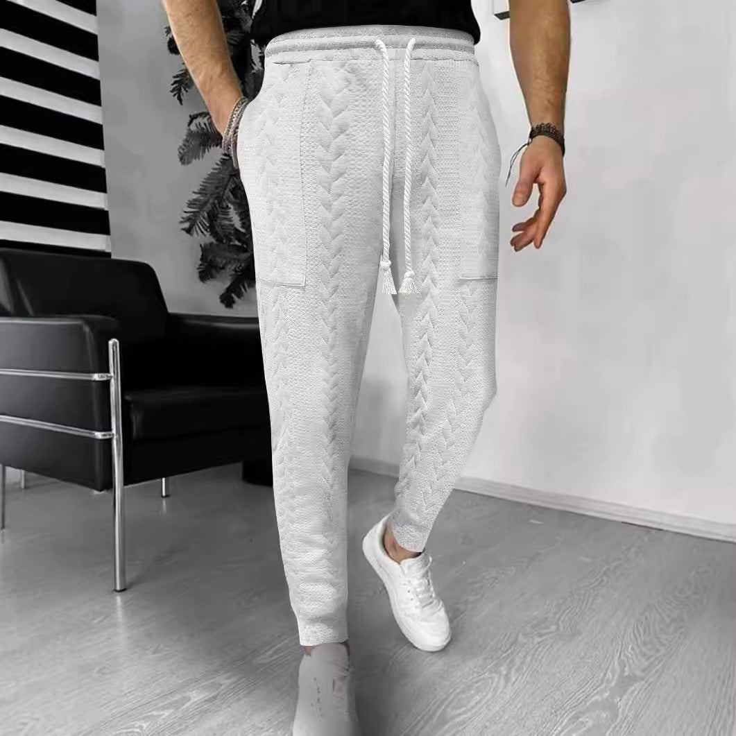 Herren Cargo Jogginghose mit elastischem Bund und praktischen Taschen Aliams