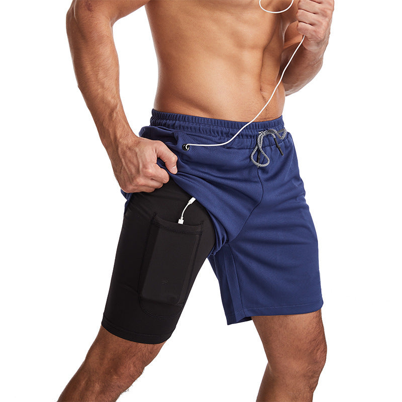 Herren Sportliche Hybrid-Shorts mit praktischen Taschen und atmungsaktivem Material Aliams