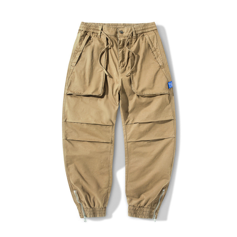 Herren Cargohose mit verstellbarem Bund und praktischen Taschen Aliams