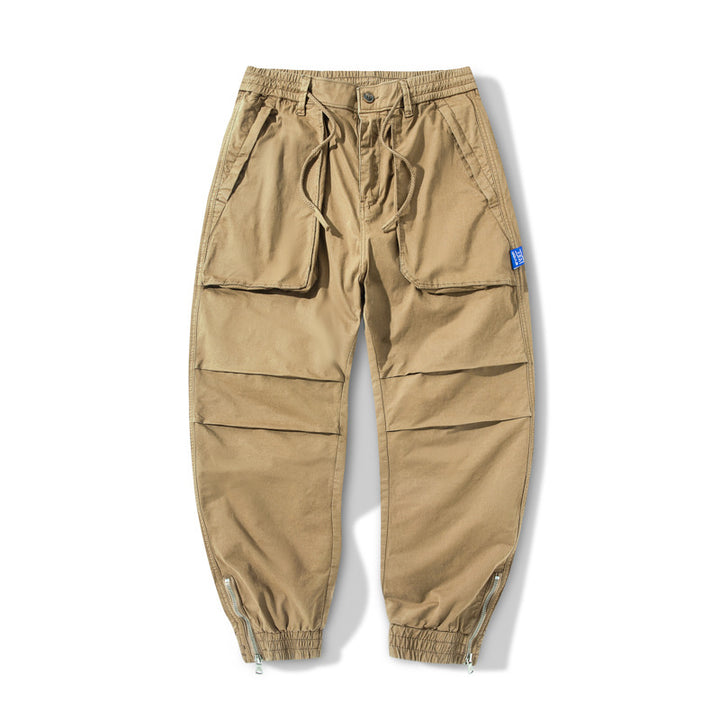 Herren Cargohose mit verstellbarem Bund und praktischen Taschen Aliams