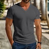 Herren V-Ausschnitt T-Shirt Aliams