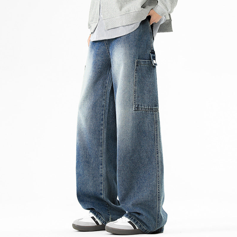 Herren Weit geschnittene Cargo-Jeans Aliams