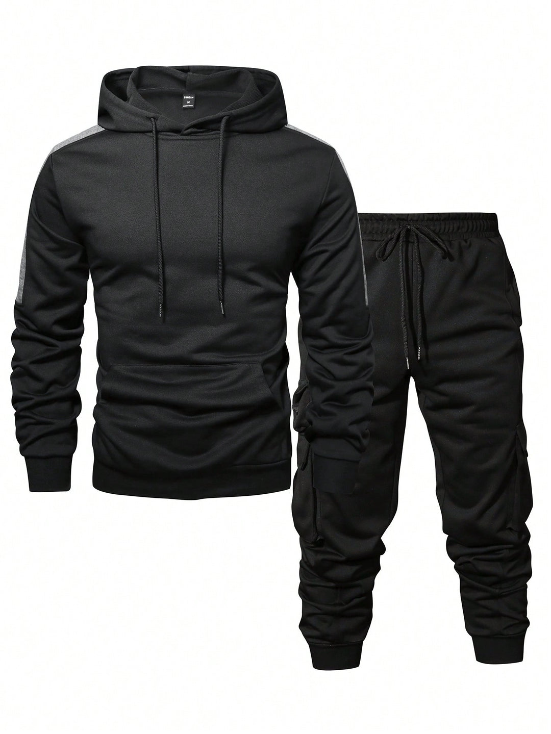 Herren Komfortables Hoodie- und Jogginghosen-Set mit praktischen Taschen Aliams